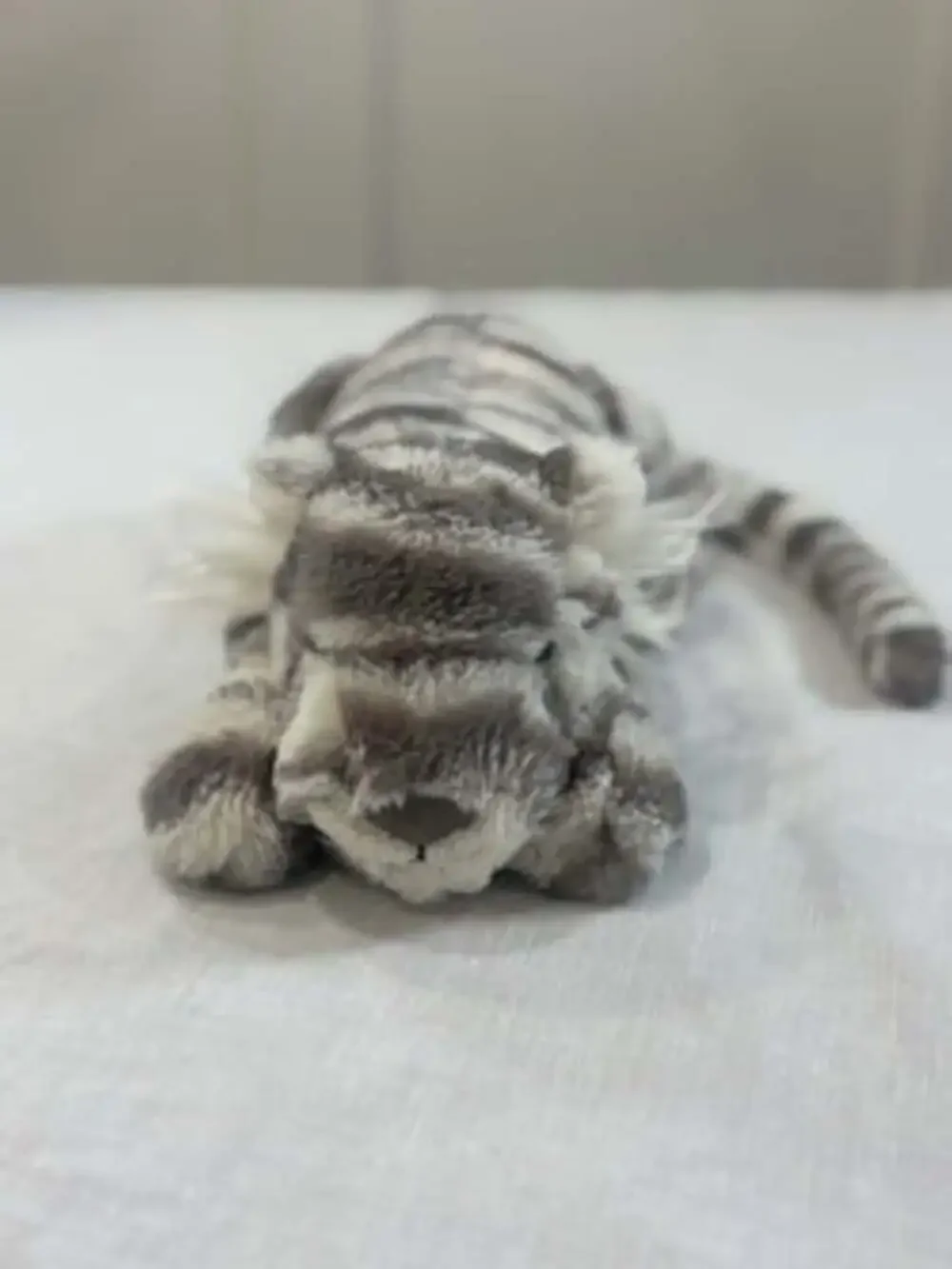 Jellycat SACHA SNOW TIGER - Small Plush - Brand New with Tags